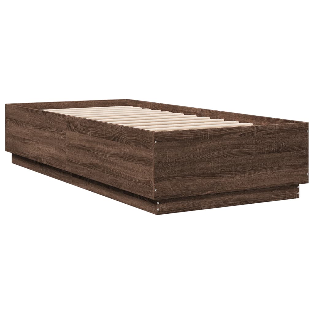 Giroletto Rovere Marrone 90x200 cm in Legno Multistrato | homemem39