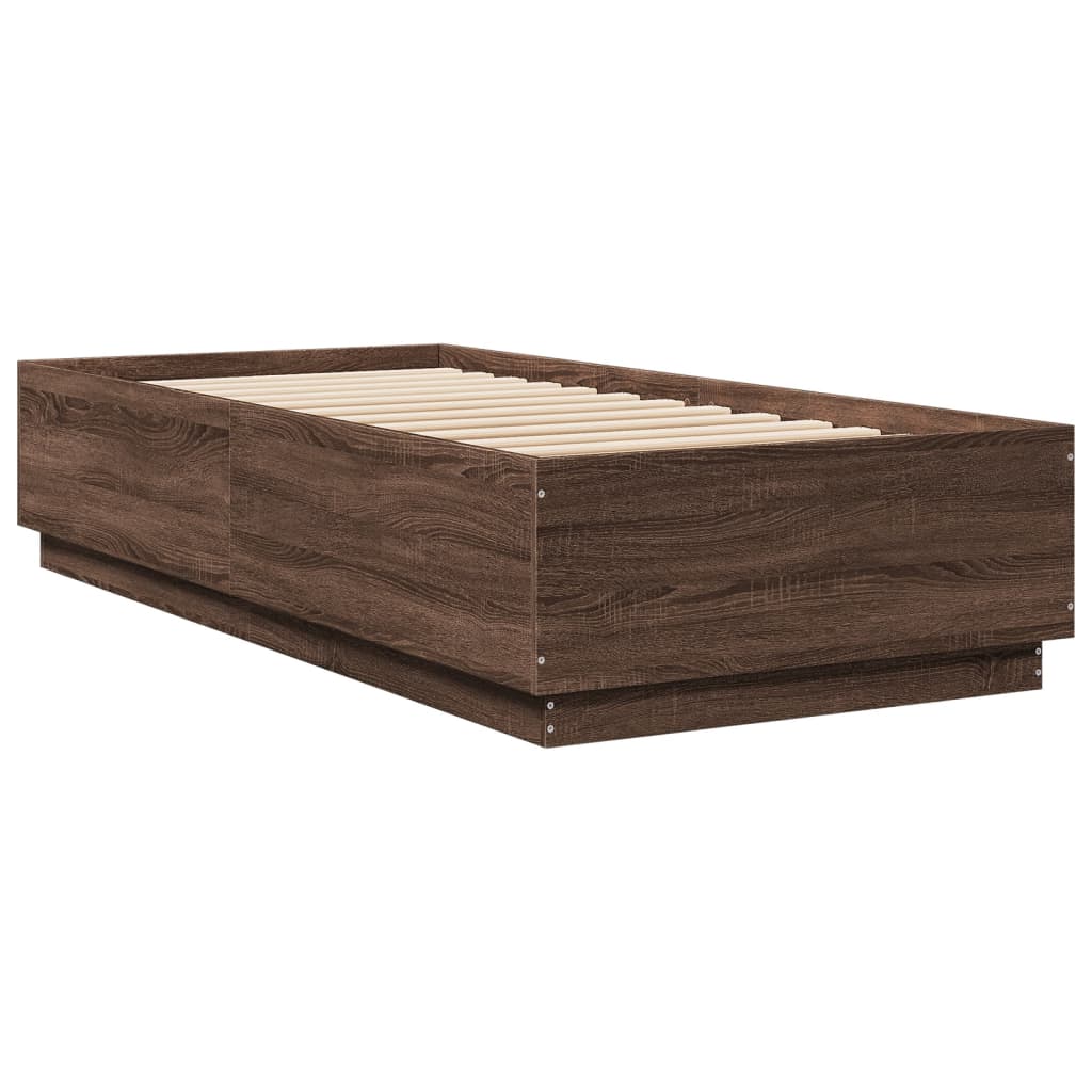 Giroletto Rovere Marrone 90x200 cm in Legno Multistrato | homemem39