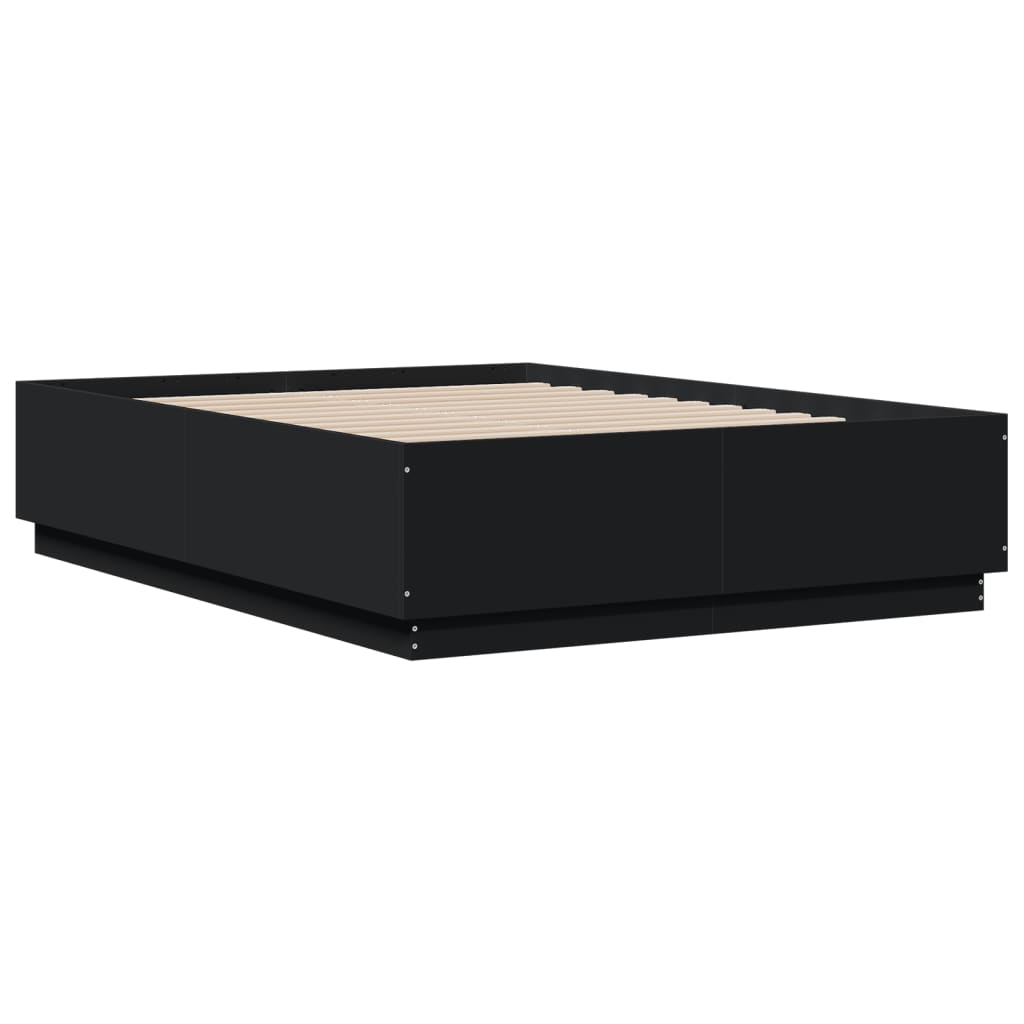 Giroletto Nero 135x190 cm in Legno Multistrato | homemem39
