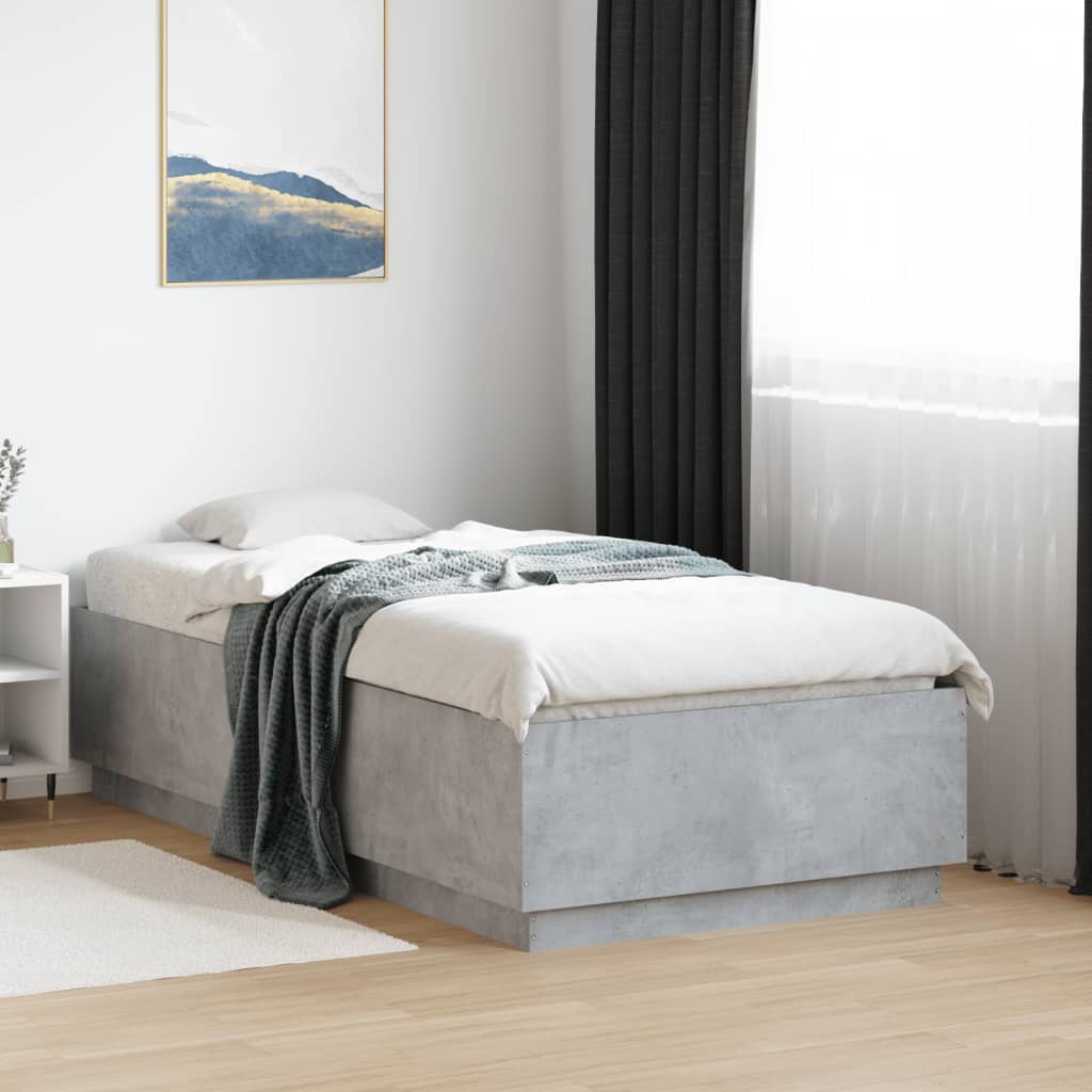 Giroletto Grigio Cemento 90x190 cm in Legno Multistrato | homemem39