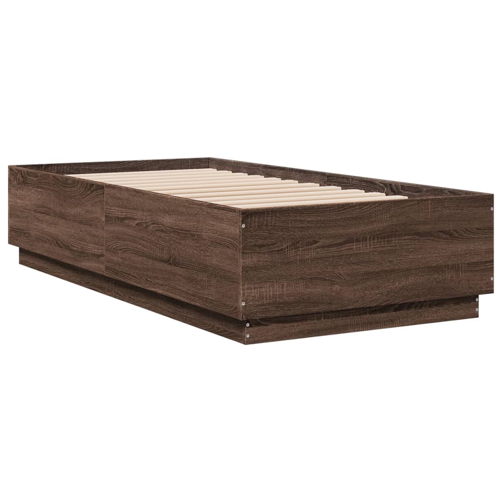Giroletto Rovere Marrone 90x190 cm in Legno Multistrato | homemem39
