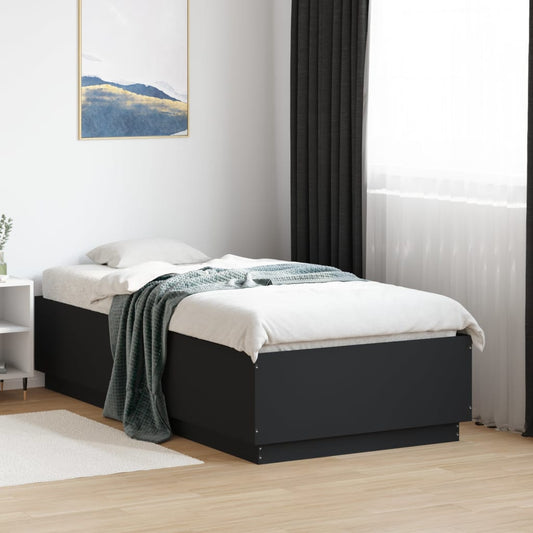 Giroletto Nero 75x190 cm in Legno Multistrato - homemem39