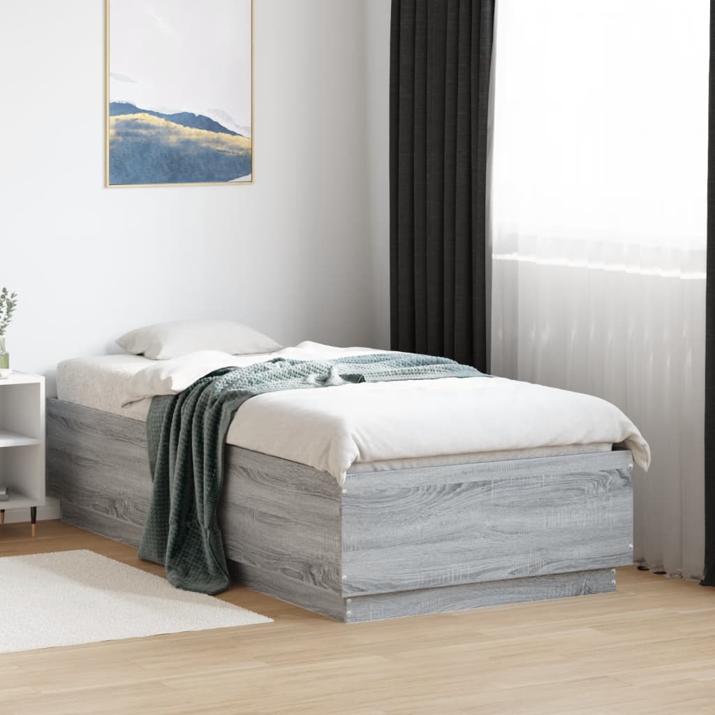 Giroletto Grigio Sonoma 75x190 cm in Legno Multistrato | homemem39