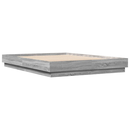 Giroletto con Luci LED Grigio Sonoma 160x200 cm | homemem39