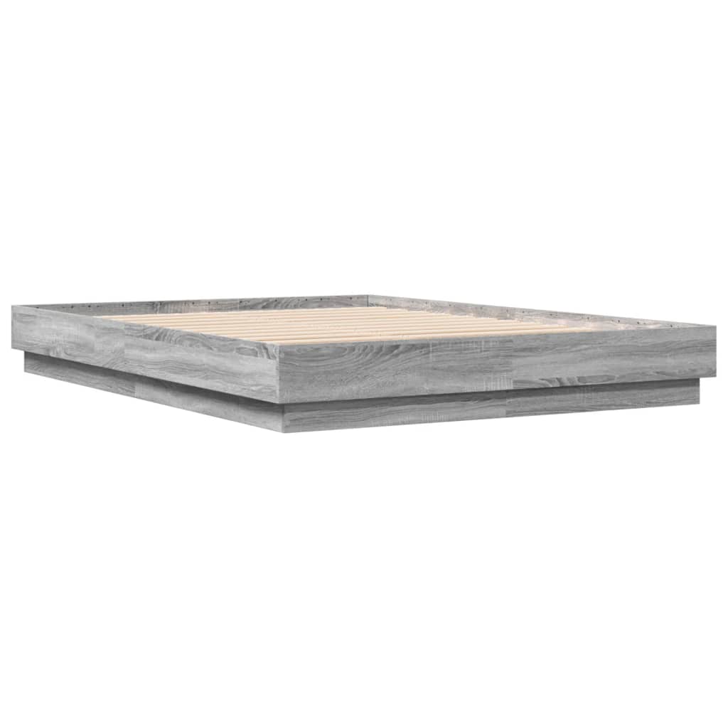Giroletto con Luci LED Grigio Sonoma 160x200 cm | homemem39