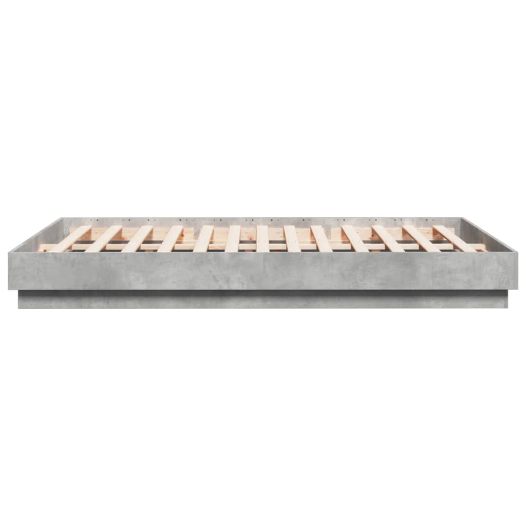 Giroletto con Luci LED Grigio Cemento 150x200 cm | homemem39