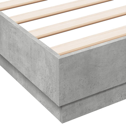 Giroletto con Luci LED Grigio Cemento 150x200 cm | homemem39