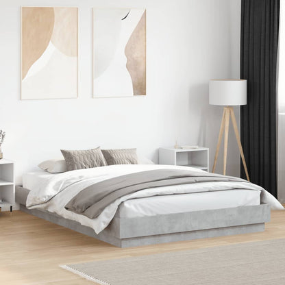 Giroletto con Luci LED Grigio Cemento 150x200 cm | homemem39