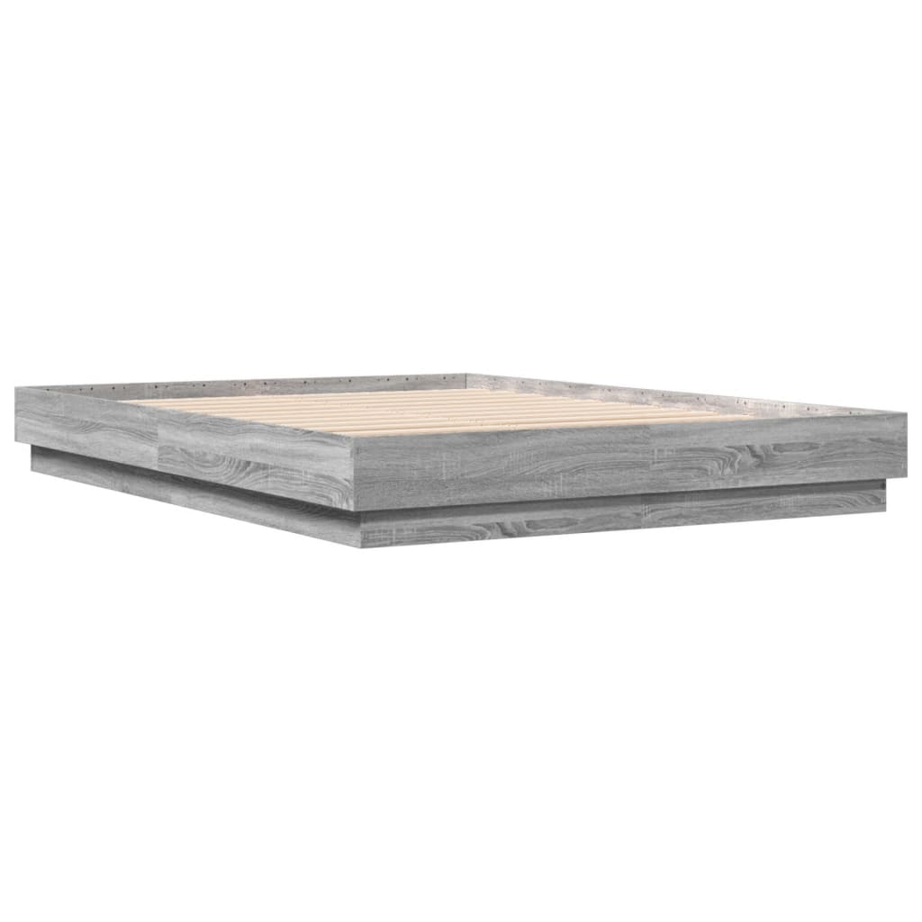 Giroletto con Luci LED Grigio Sonoma 150x200 cm | homemem39