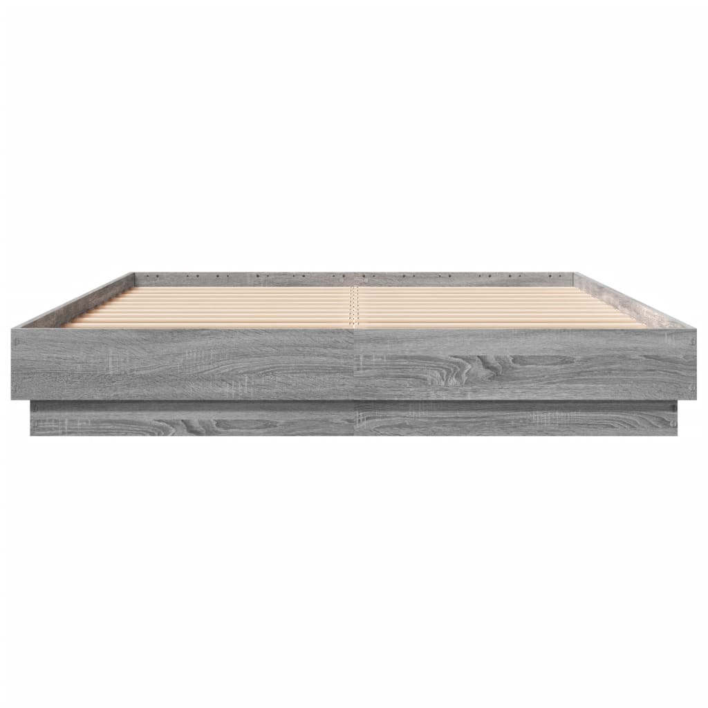 Giroletto con Luci LED Grigio Sonoma 150x200 cm | homemem39