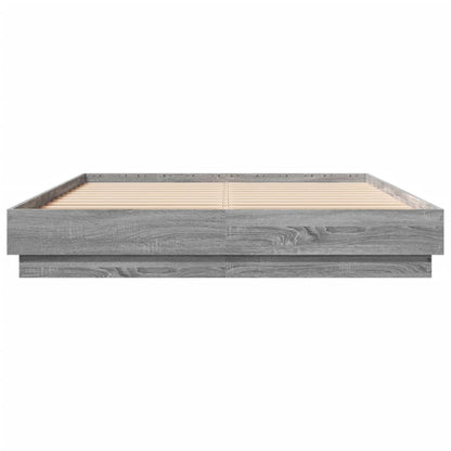 Giroletto con Luci LED Grigio Sonoma 150x200 cm | homemem39