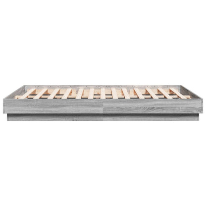 Giroletto con Luci LED Grigio Sonoma 150x200 cm | homemem39