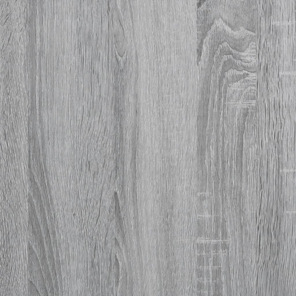 Giroletto Testiera Grigio Sonoma 200x200 cm Legno Multistrato