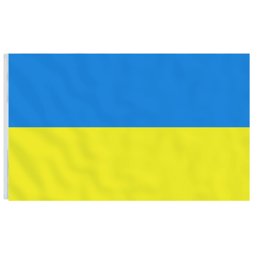 Asta e Bandiera Ucraina 5,55 m Alluminio | homemem39