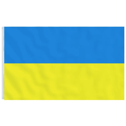 Asta e Bandiera Ucraina 5,55 m Alluminio | homemem39