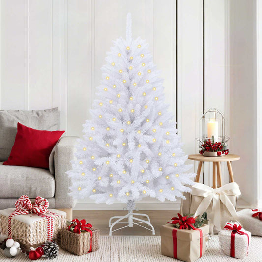 Albero di Natale artificiale Bianco 150 cm PVC e Metallo | homemem39