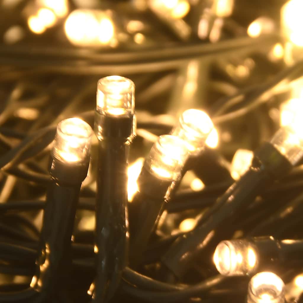 Albero Natale Incernierato con 150 LED e Palline 150 cm