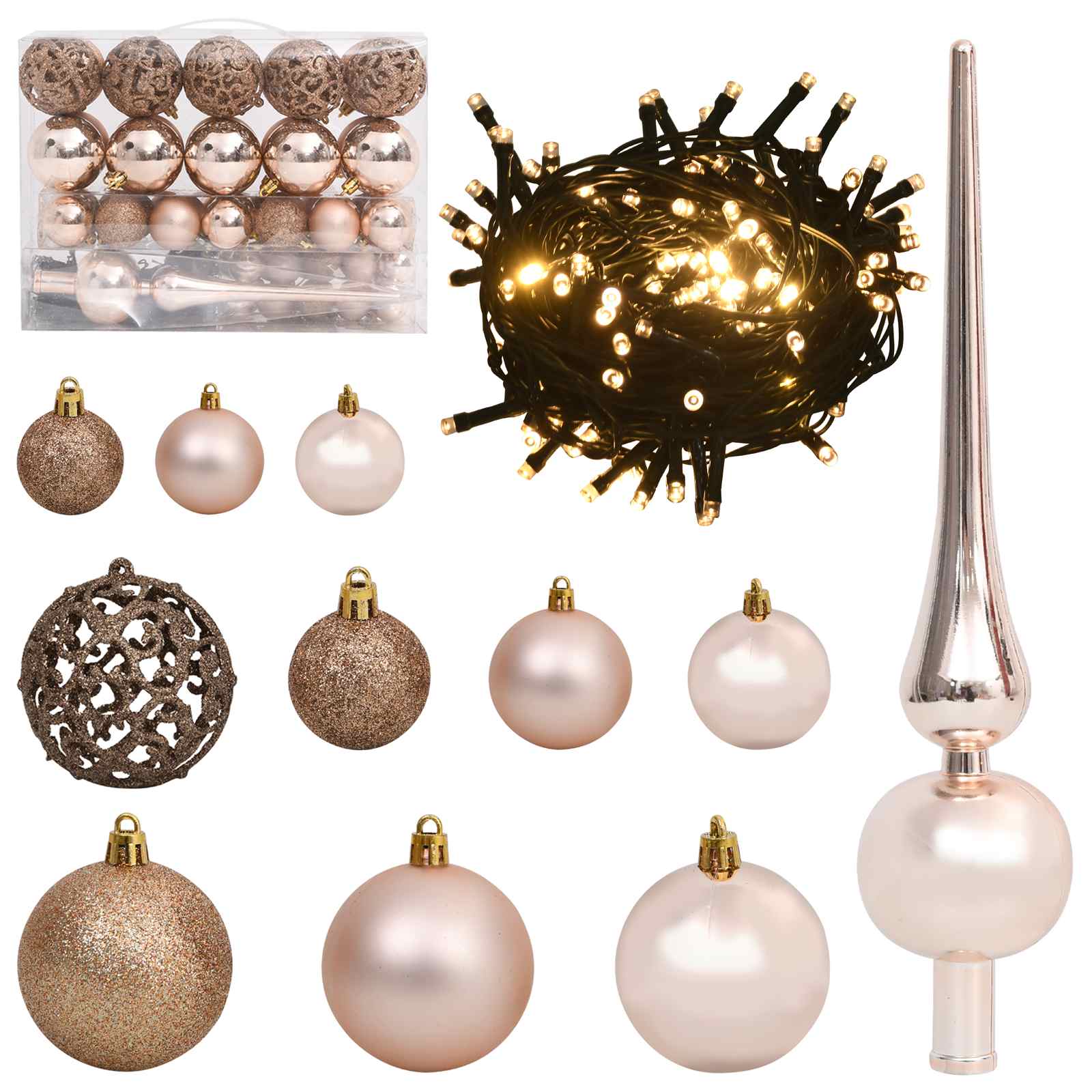 Albero di Natale artificiale Bianco 80 x 80 x 150 cm | homemem39