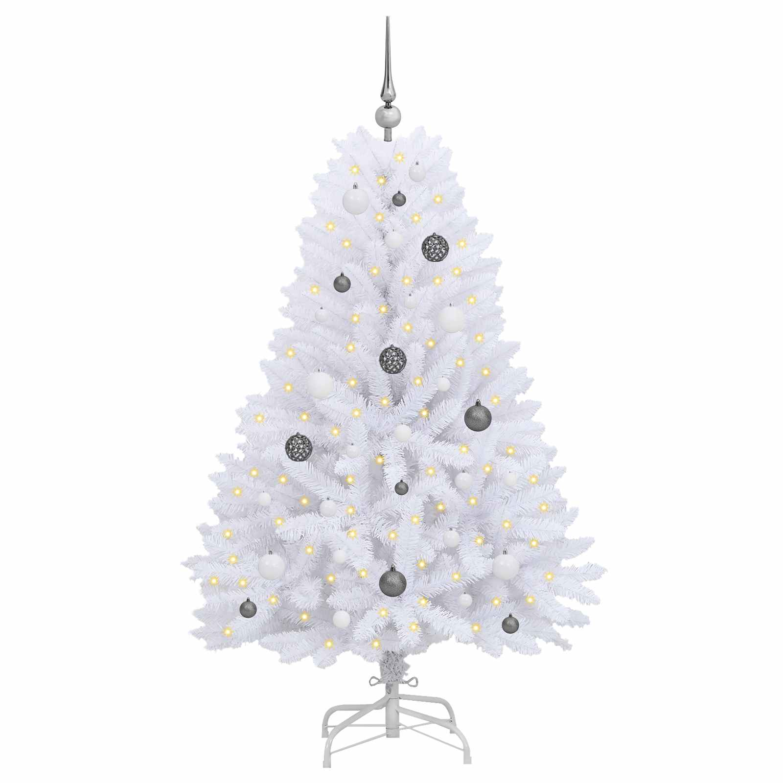 Albero di Natale artificiale Bianco 80 x 80 x 150 cm | homemem39