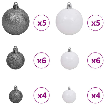 Albero di Natale artificiale Bianco 80 x 80 x 150 cm | homemem39