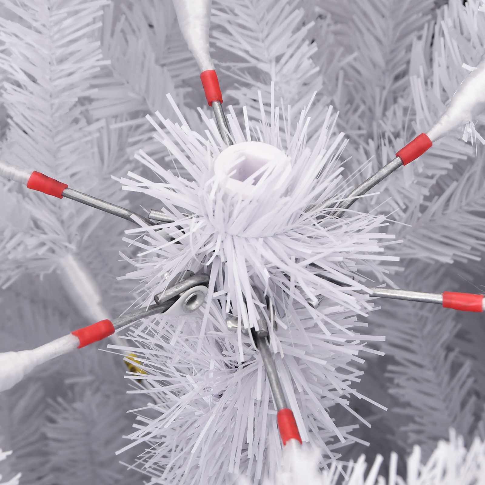 Albero di Natale artificiale Bianco 180 cm PVC e Metallo | homemem39