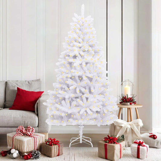 Albero di Natale artificiale Bianco 180 cm PVC e Metallo | homemem39