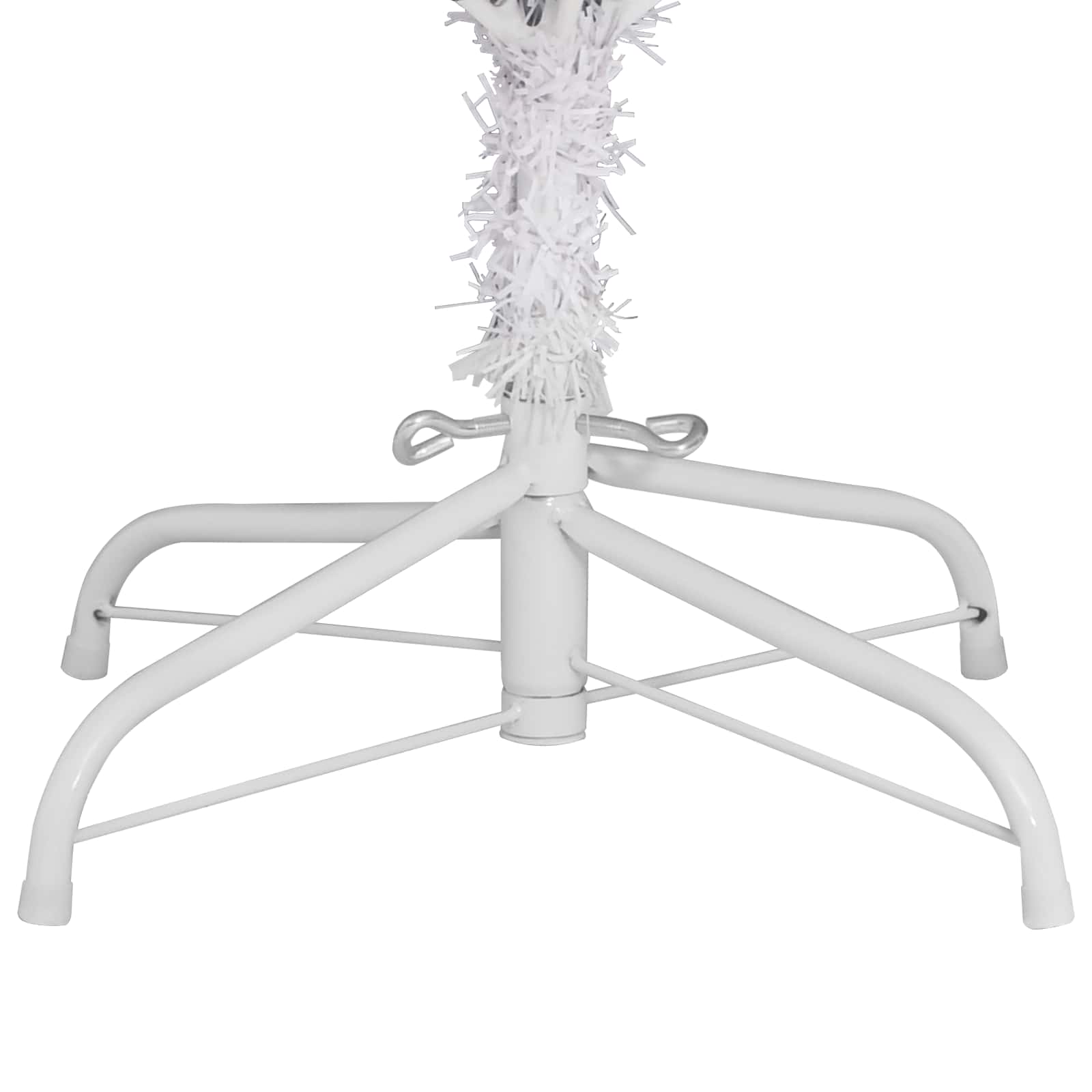 Albero di Natale artificiale Bianco 210 cm PVC e Metallo | homemem39