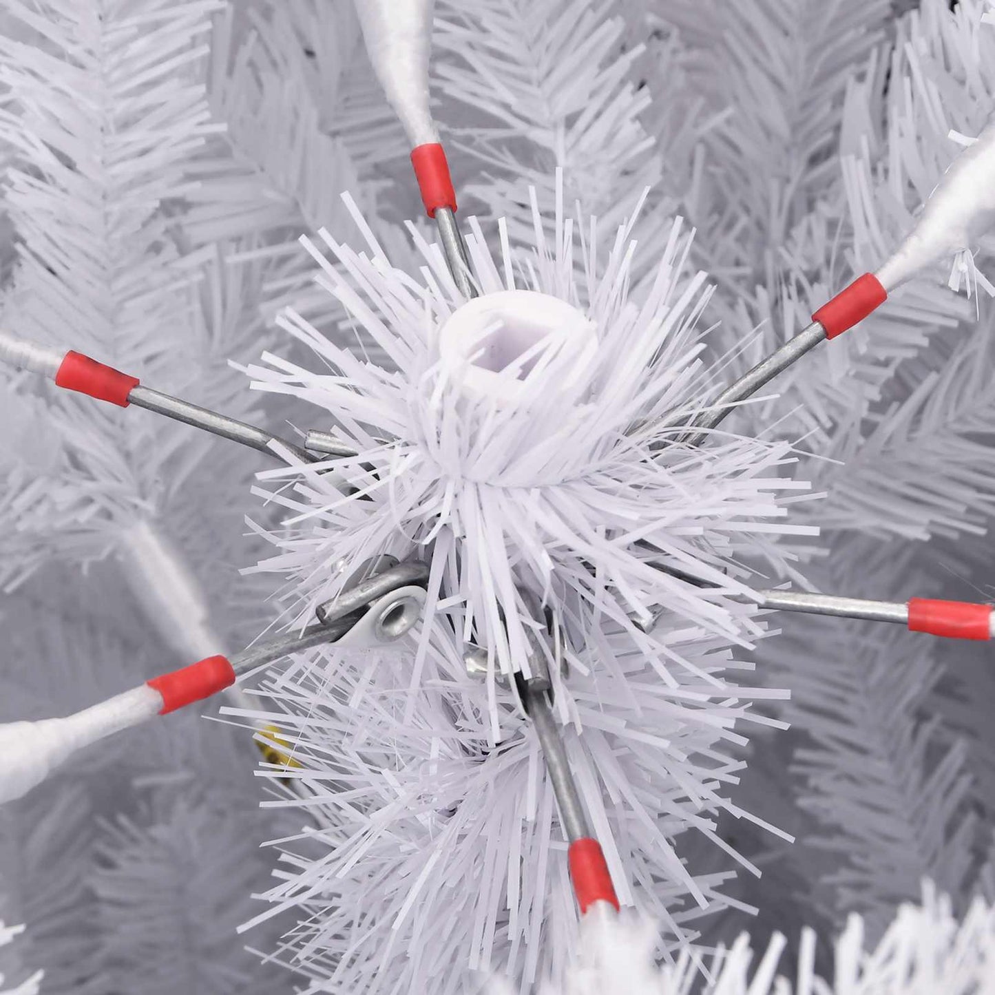 Albero di Natale artificiale Bianco 270 cm PVC e Metallo | homemem39