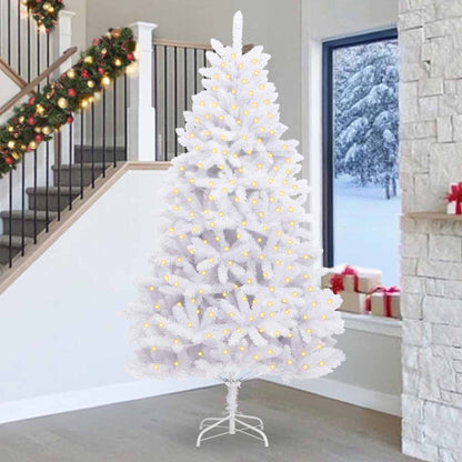 Albero di Natale artificiale Bianco 270 cm PVC e Metallo | homemem39