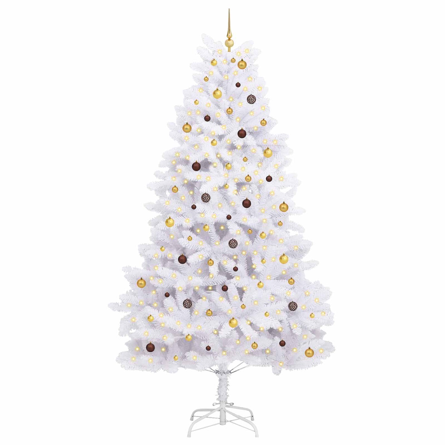 Albero di Natale artificiale Bianco 138 x 138 x 300 cm | homemem39
