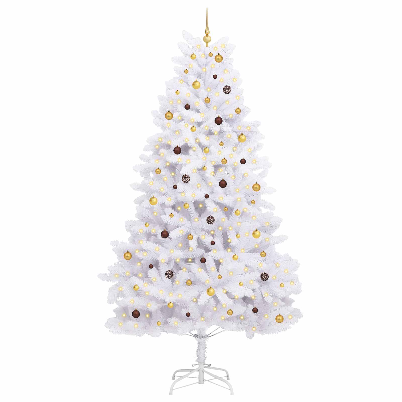 Albero di Natale artificiale Bianco 138 x 138 x 300 cm | homemem39