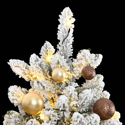 Albero Natale Incernierato con 300 LED e Palline 300 cm | homemem39