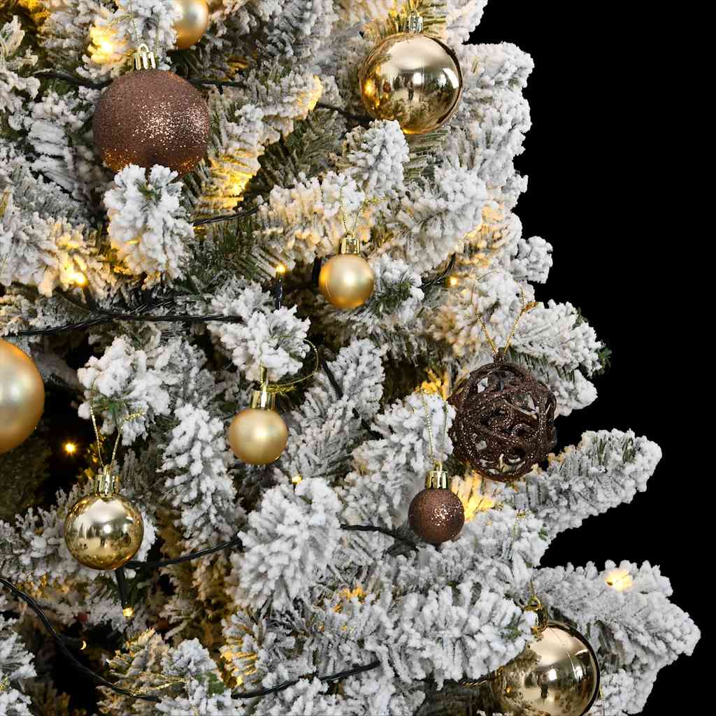 Albero Natale Incernierato con 300 LED e Palline 300 cm | homemem39