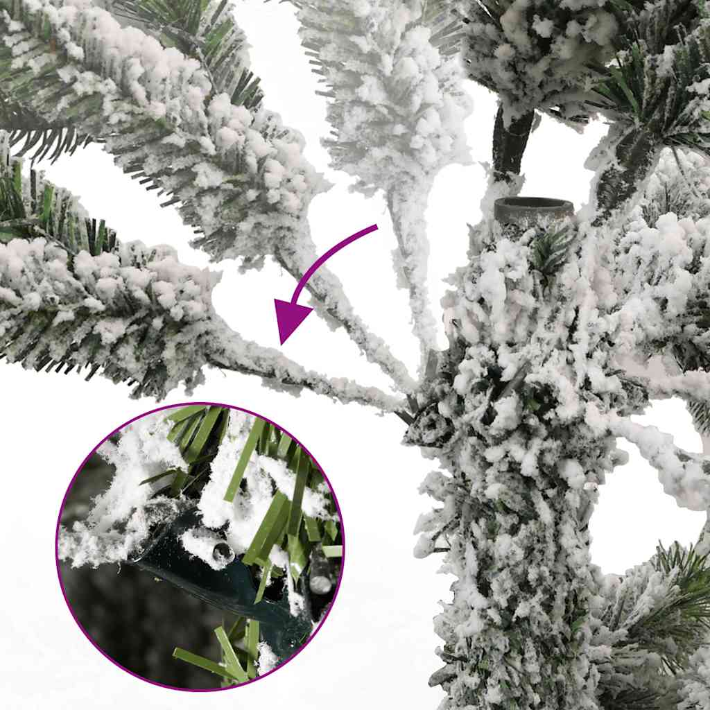 Albero Natale Incernierato con 300 LED e Palline 300 cm | homemem39