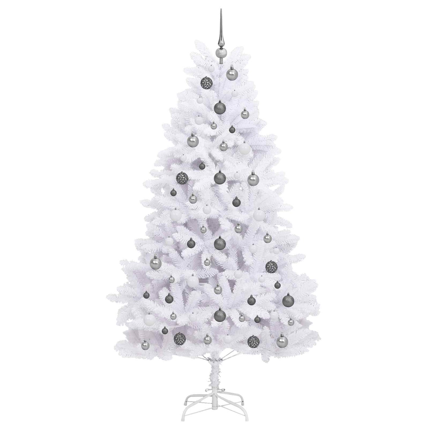 Albero di Natale artificiale Bianco 106 x 106 x 210 cm | homemem39