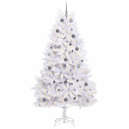 Albero di Natale artificiale Bianco 120 x 120 x 240 cm | homemem39