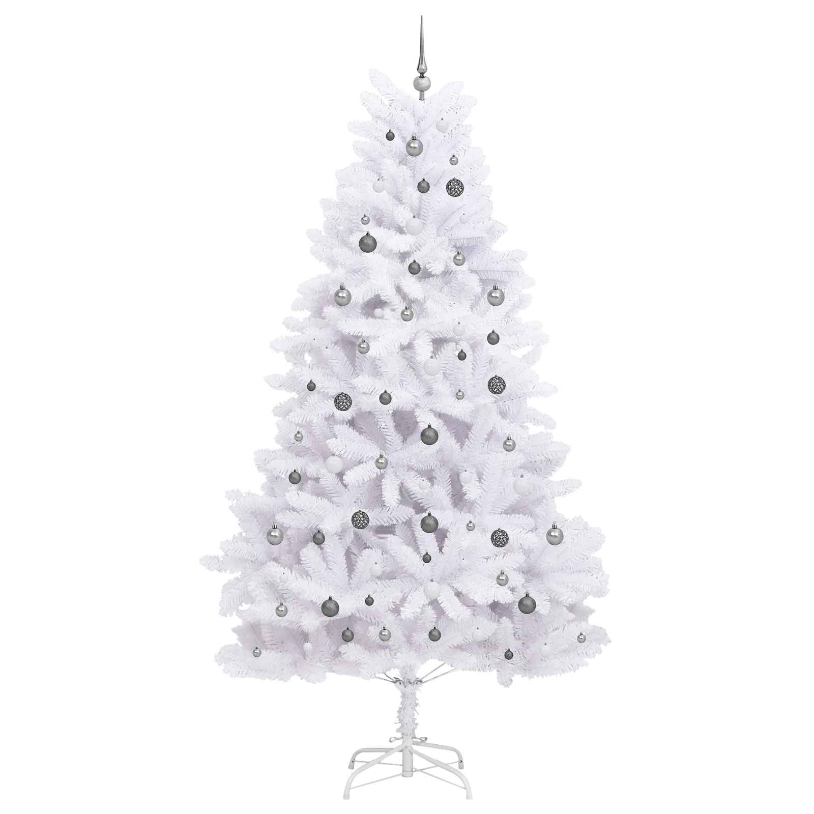 Albero di Natale artificiale Bianco 128 x 128 x 270 cm | homemem39