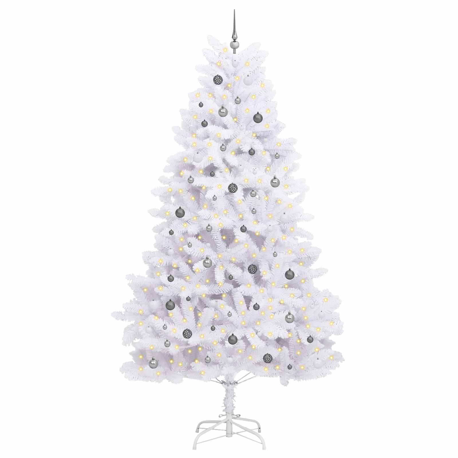 Albero di Natale artificiale Bianco 138 x 138 x 300 cm | homemem39