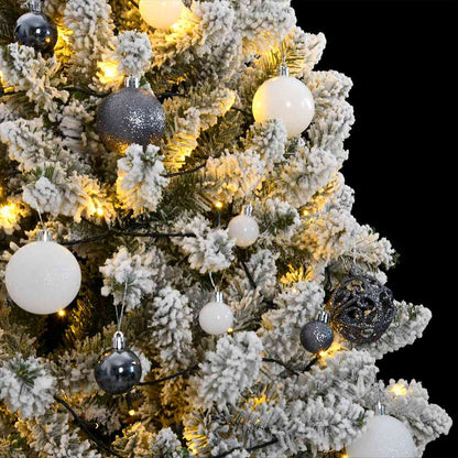 Albero Natale Incernierato con 300 LED e Palline 300 cm | homemem39