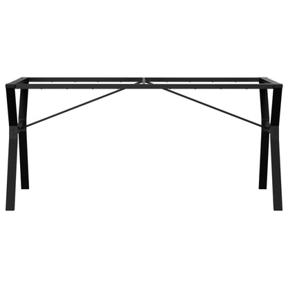 Telaio Gambe a Y per Tavolo da Pranzo 160x80x73 cm in Acciaio