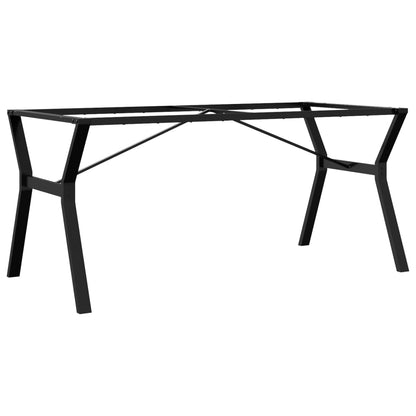 Telaio Gambe a Y per Tavolo da Pranzo 160x80x73 cm in Acciaio