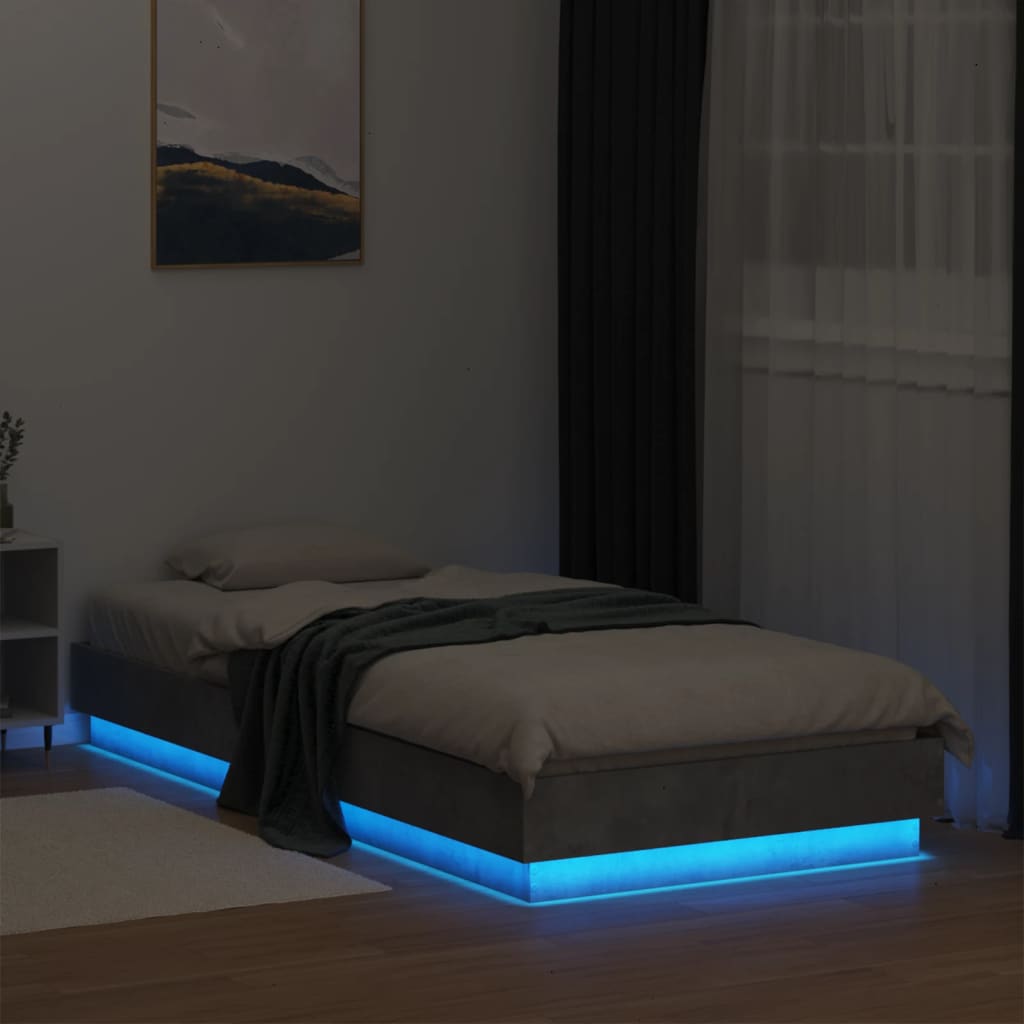 Giroletto con LED Grigio Cemento 100x200 cm - homemem39
