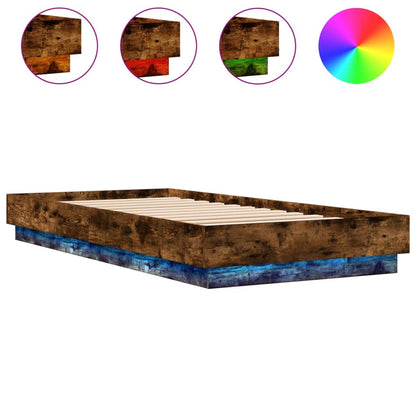 Giroletto con LED Rovere Fumo 100x200 cm | homemem39