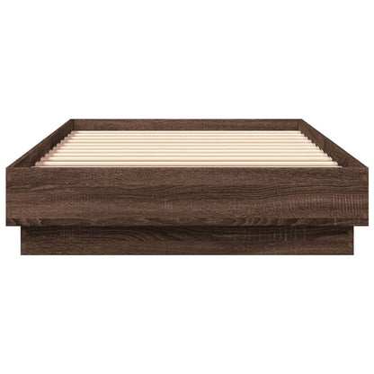 Giroletto con LED Rovere Marrone 100x200 cm