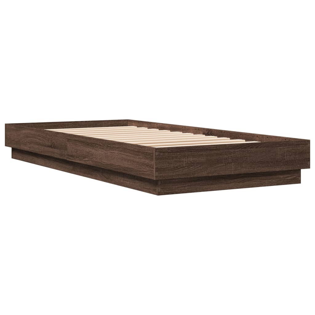Giroletto con LED Rovere Marrone 100x200 cm | homemem39
