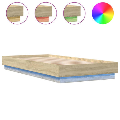 Giroletto con LED Rovere Sonoma 90x200 cm | homemem39