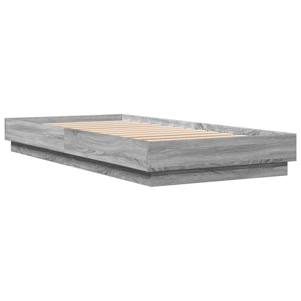 Giroletto con LED Grigio Sonoma 90x200 cm | homemem39