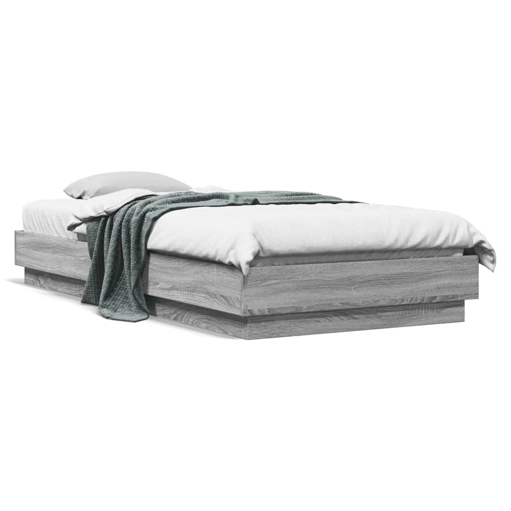 Giroletto con LED Grigio Sonoma 90x200 cm | homemem39