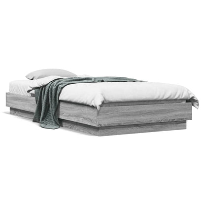Giroletto con LED Grigio Sonoma 90x200 cm | homemem39