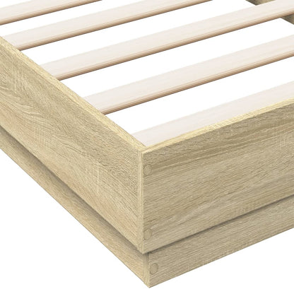 Giroletto con LED Rovere Sonoma 90x190 cm | homemem39